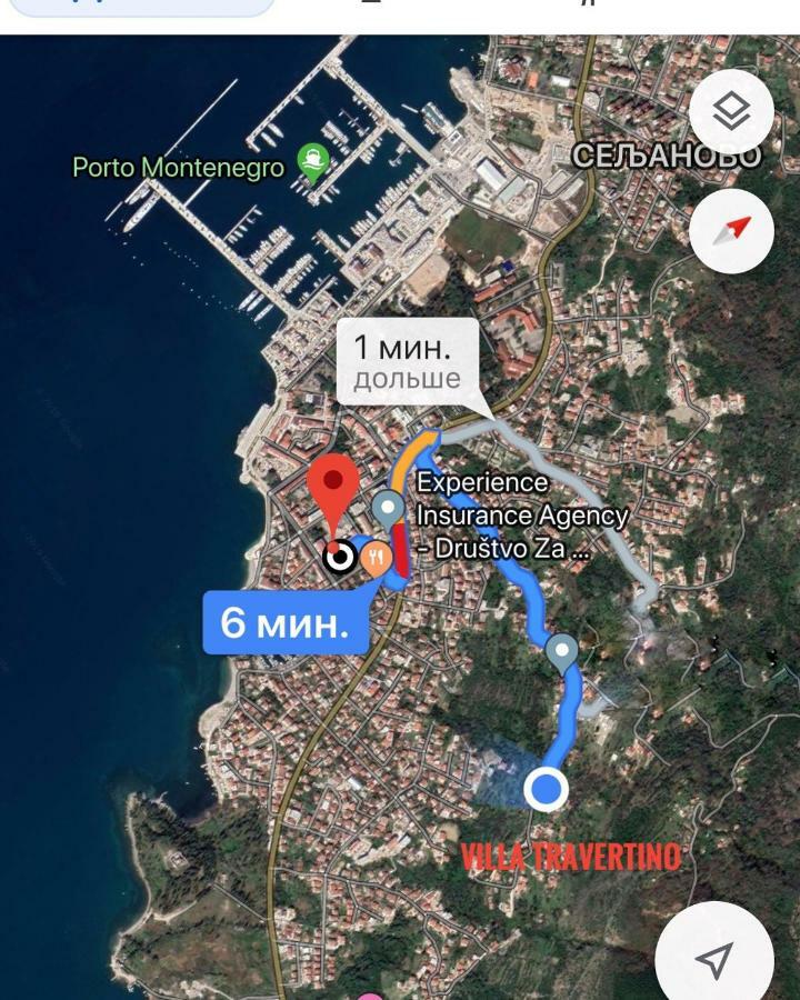 Villa Travertino Tivat Exterior foto
